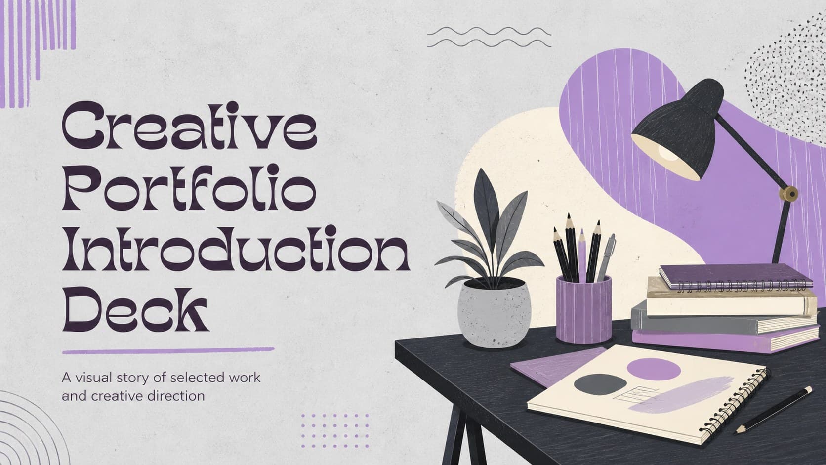 Creative Portfolio Introduction Deck preview