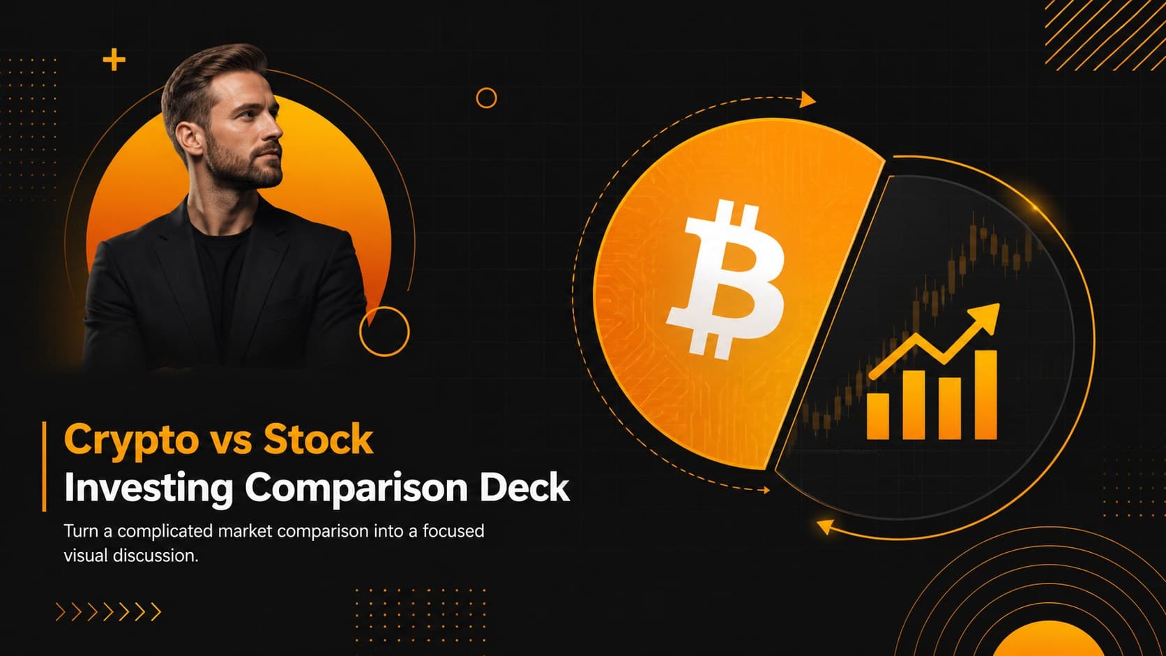 Crypto vs Stock Investing Comparison Deck preview