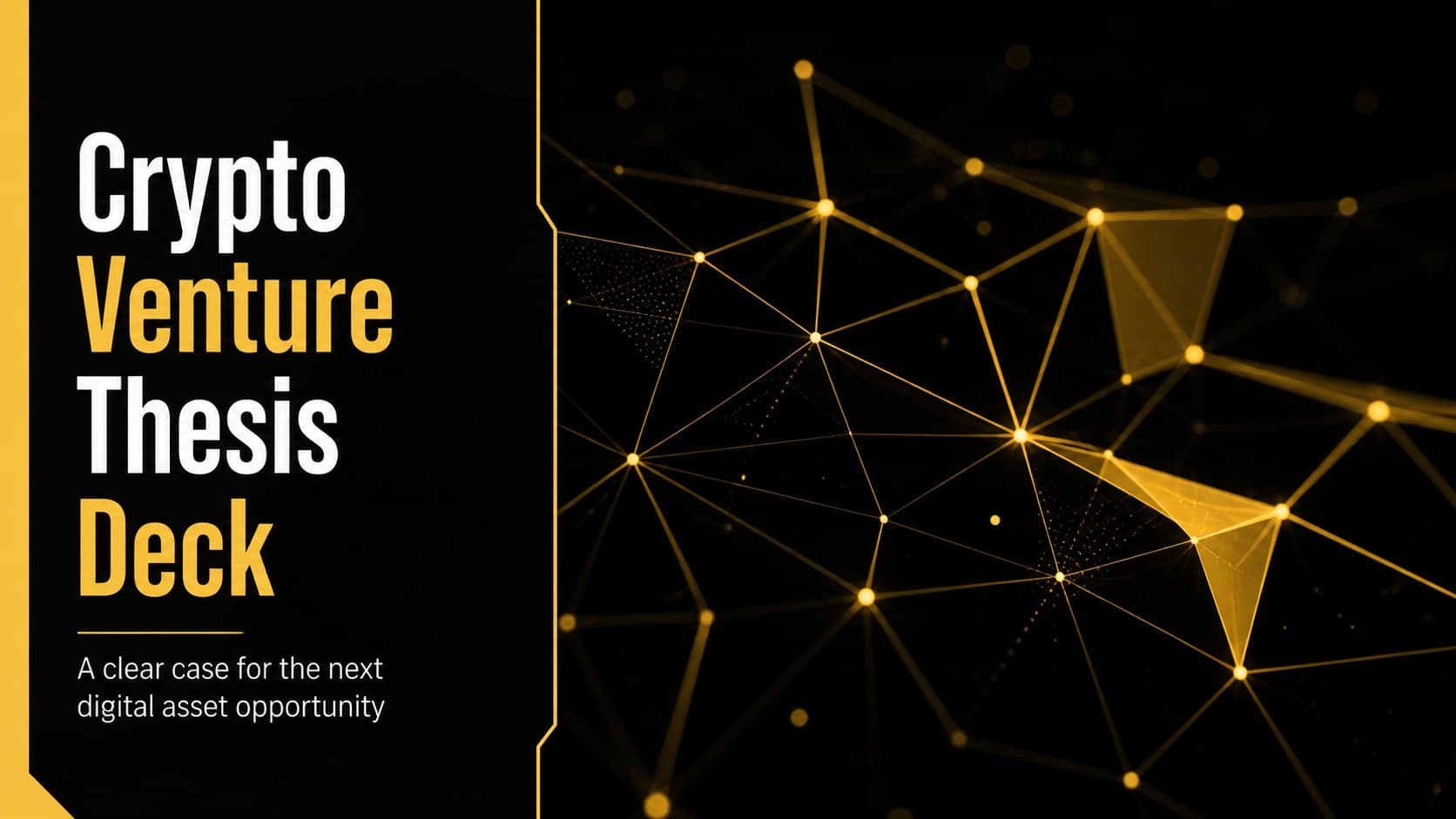 Crypto Venture Thesis Deck preview