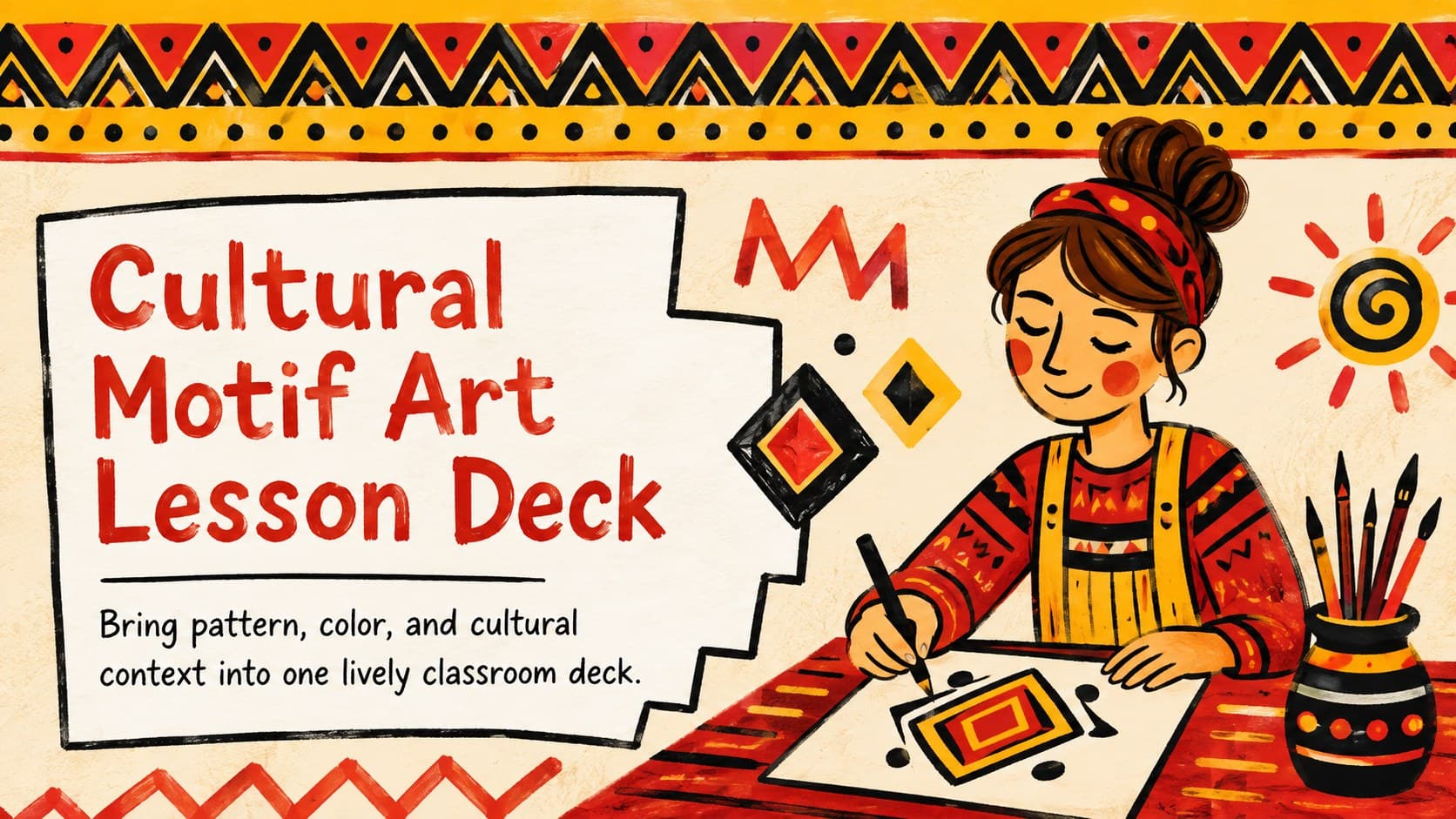 Cultural Motif Art Lesson Deck preview