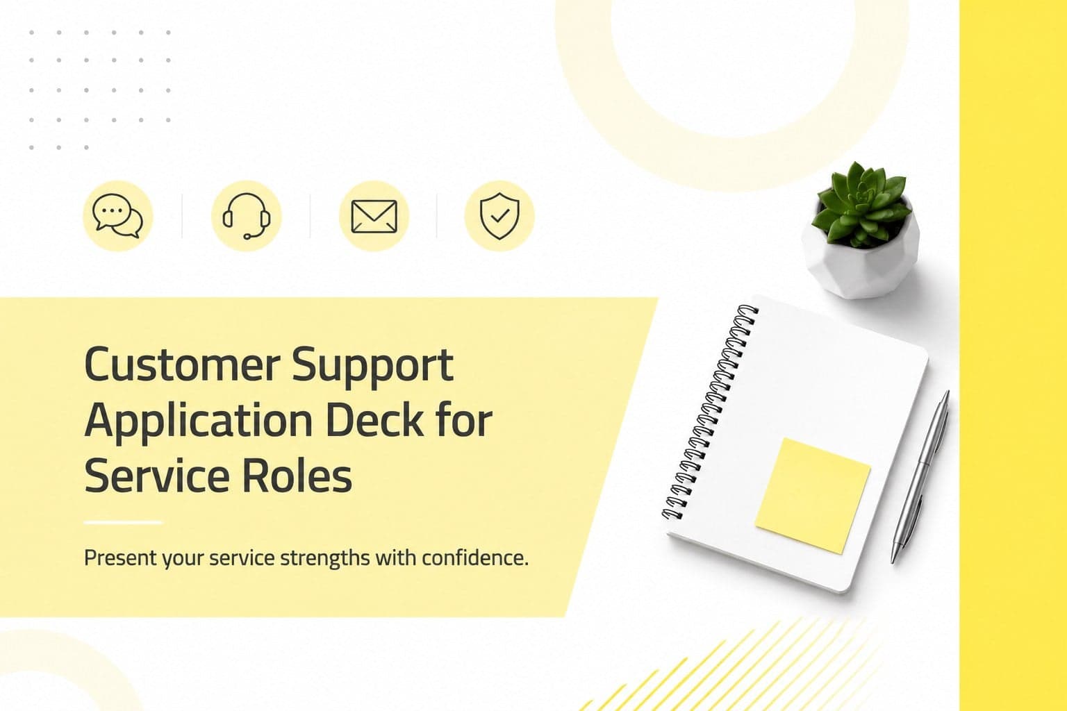 Customer Support Application Deck for Service Roles preview