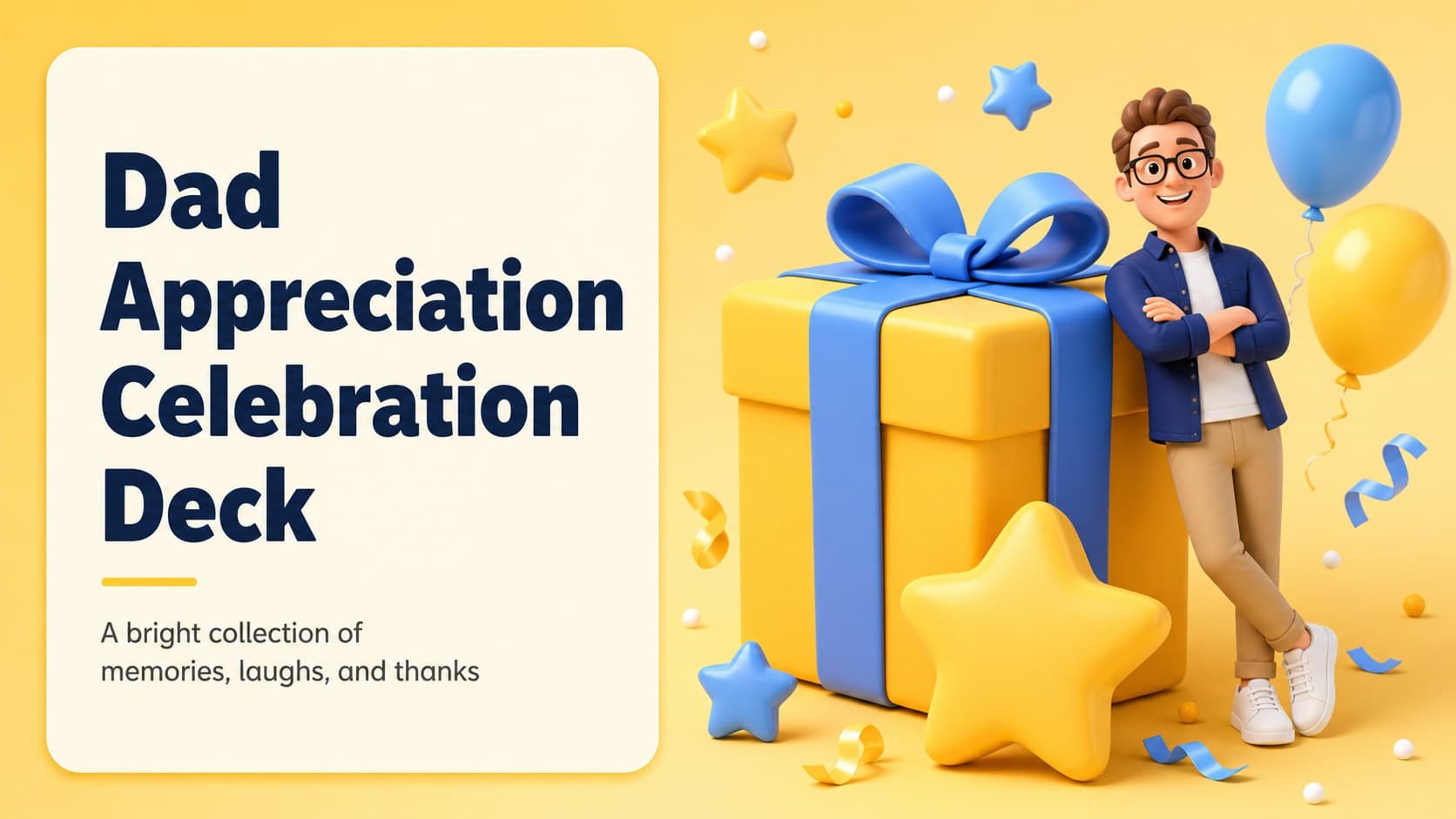 Dad Appreciation Celebration Deck preview