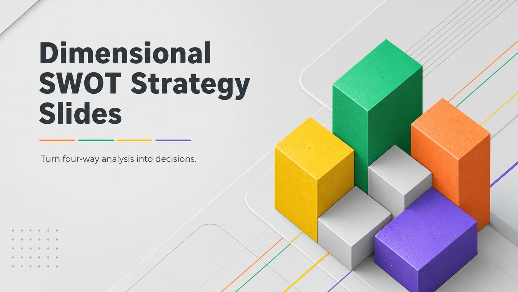 Dimensional SWOT Strategy Slides preview