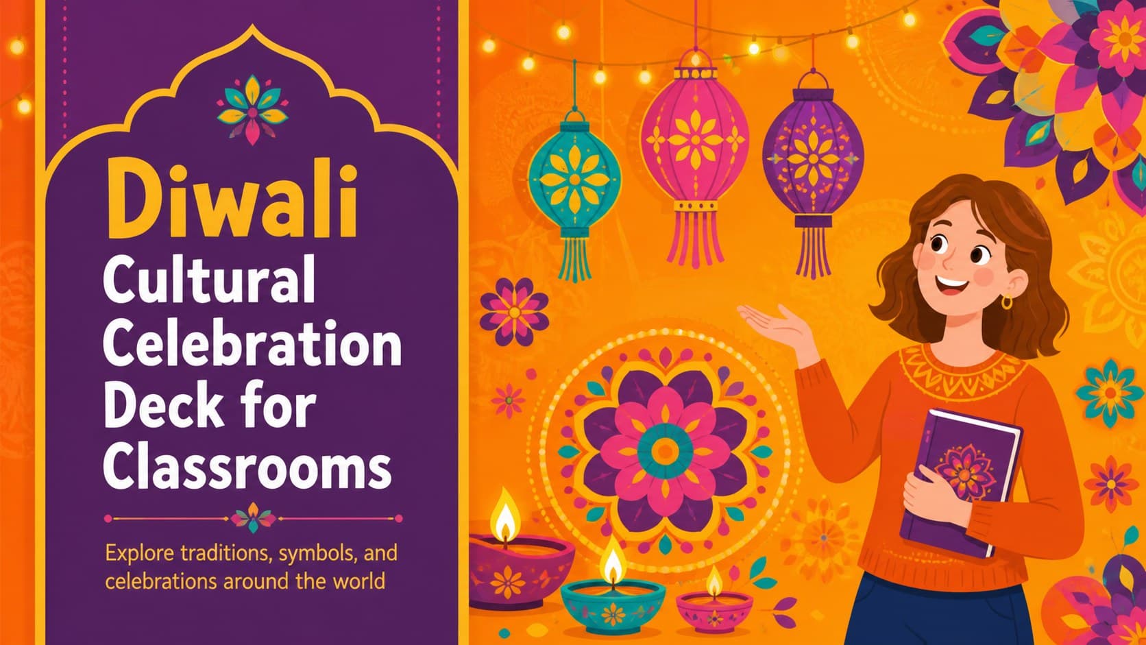 Diwali Cultural Celebration Deck for Classrooms preview