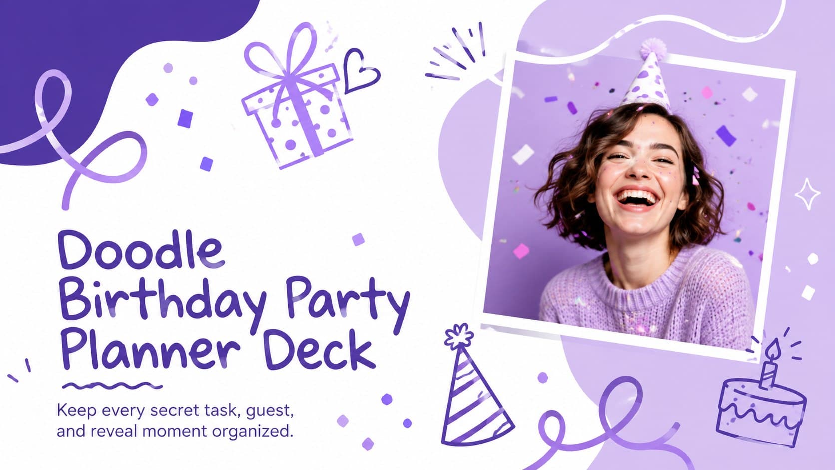 Doodle Birthday Party Planner Deck preview