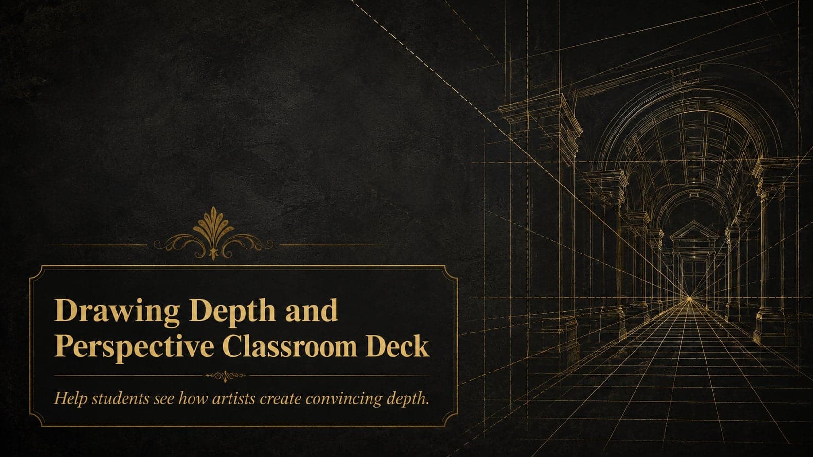 Drawing Depth and Perspective Classroom Deck preview