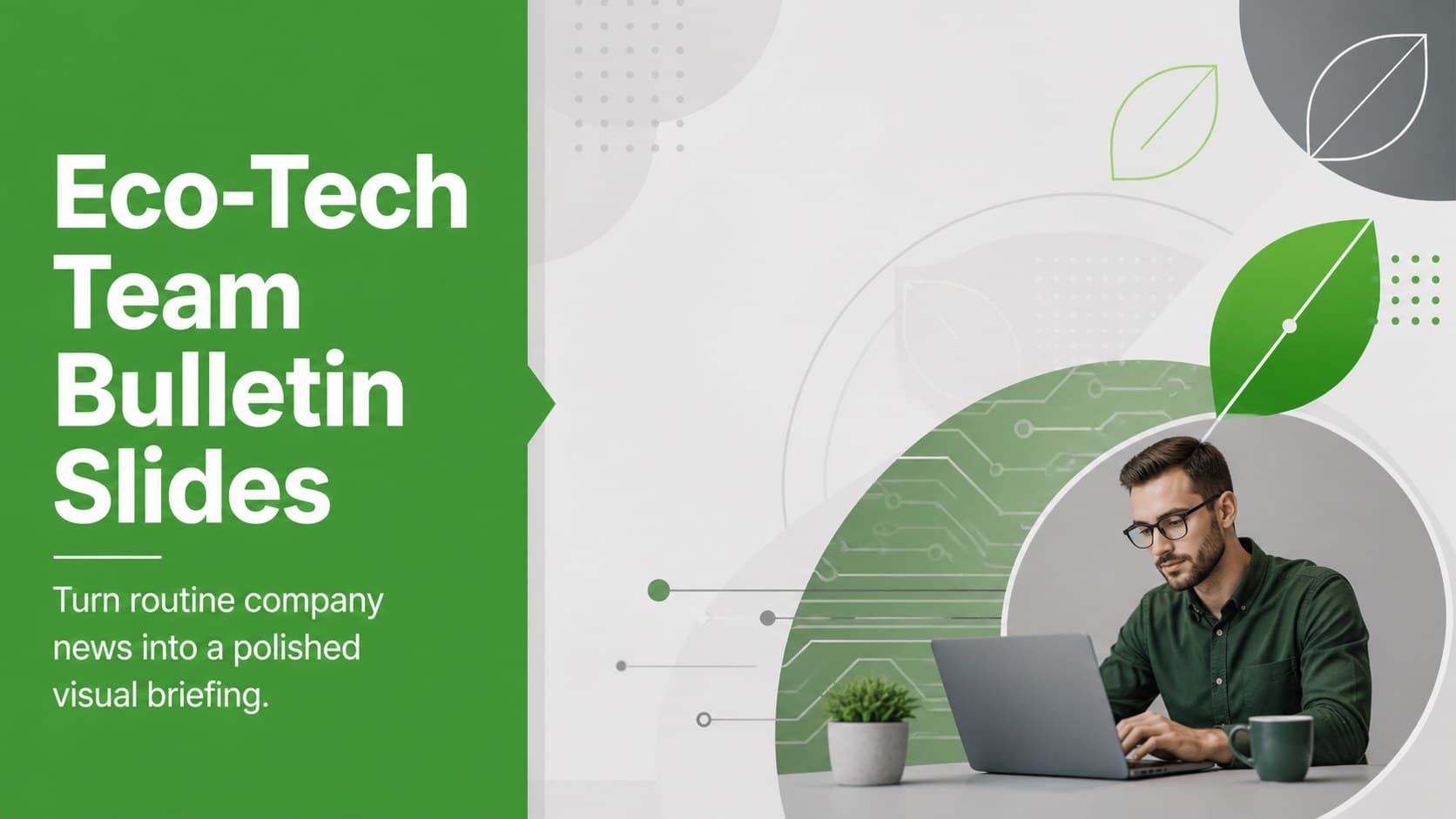 Eco-Tech Team Bulletin Slides preview