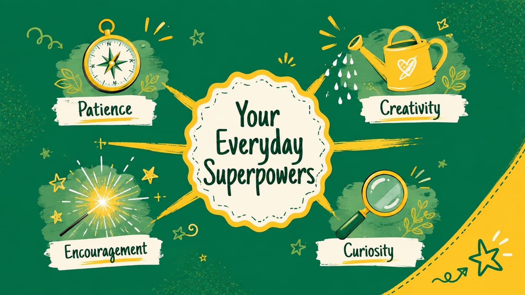 Faculty appreciation slide highlighting an educator’s patience, creativity, and encouragement.