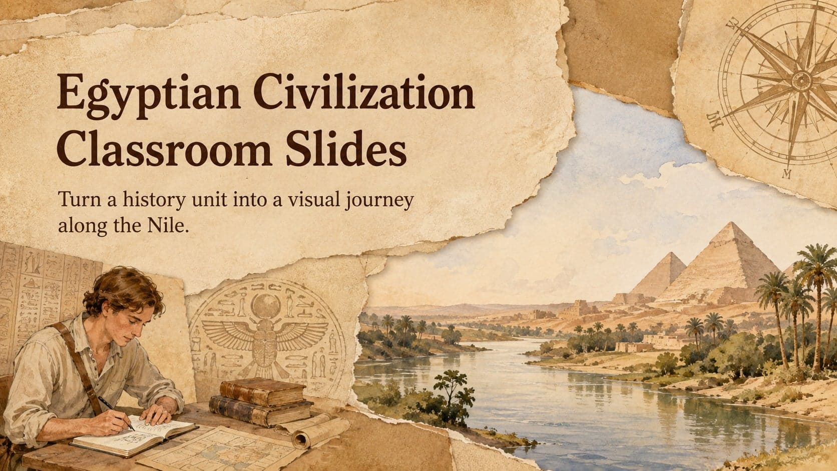 Egyptian Civilization Classroom Slides preview