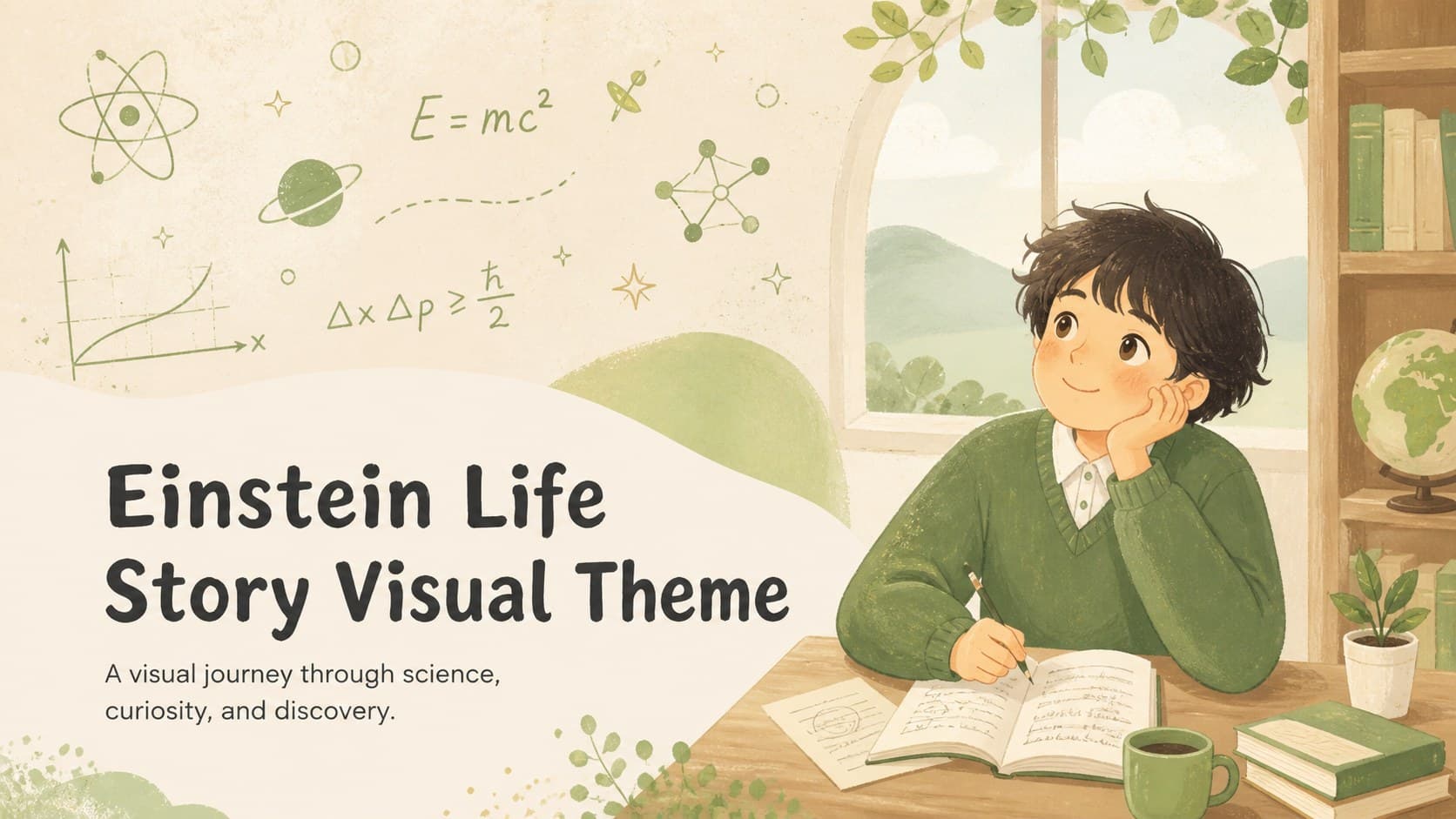 Einstein Life Story Visual Theme preview