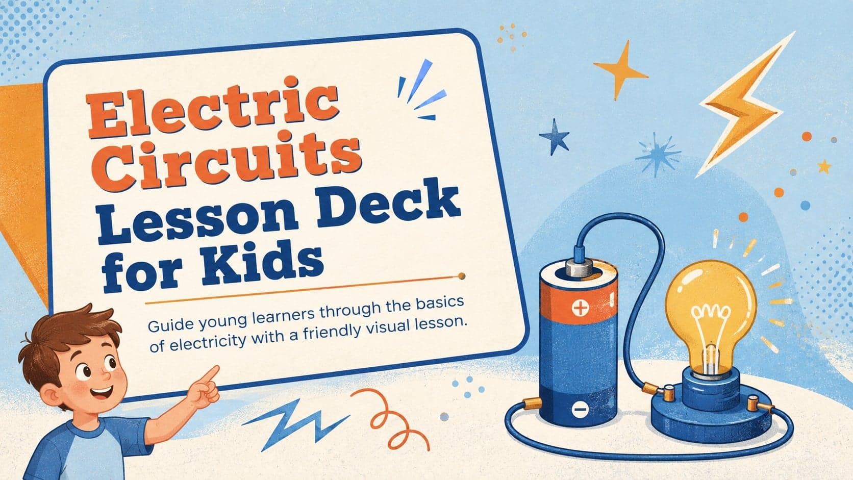 Electric Circuits Lesson Deck for Kids preview