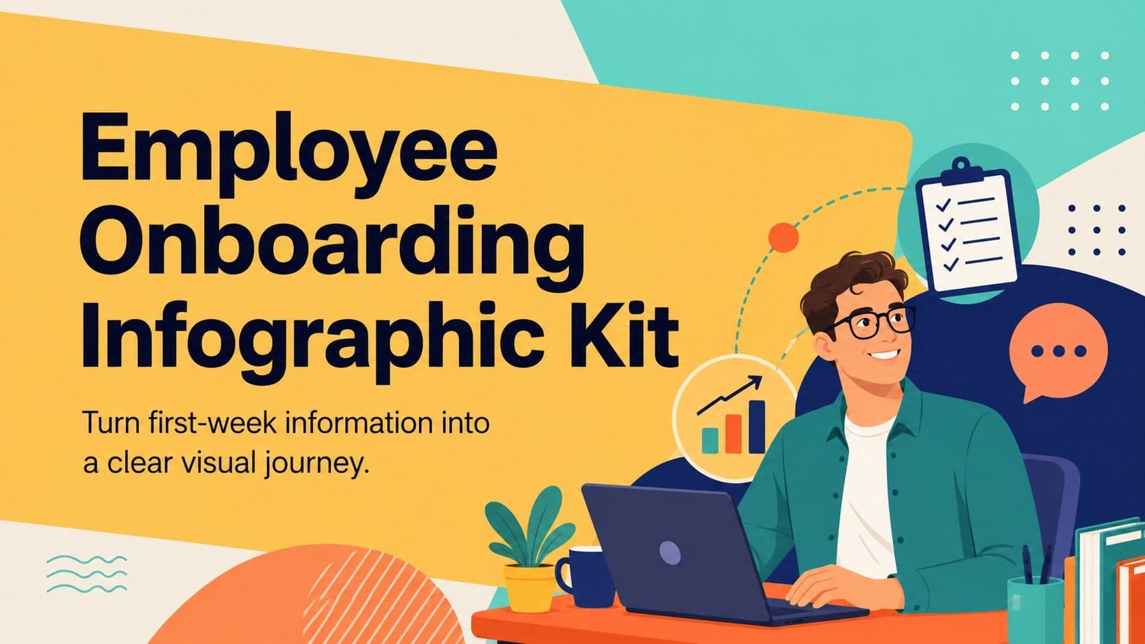 Employee Onboarding Infographic Kit preview