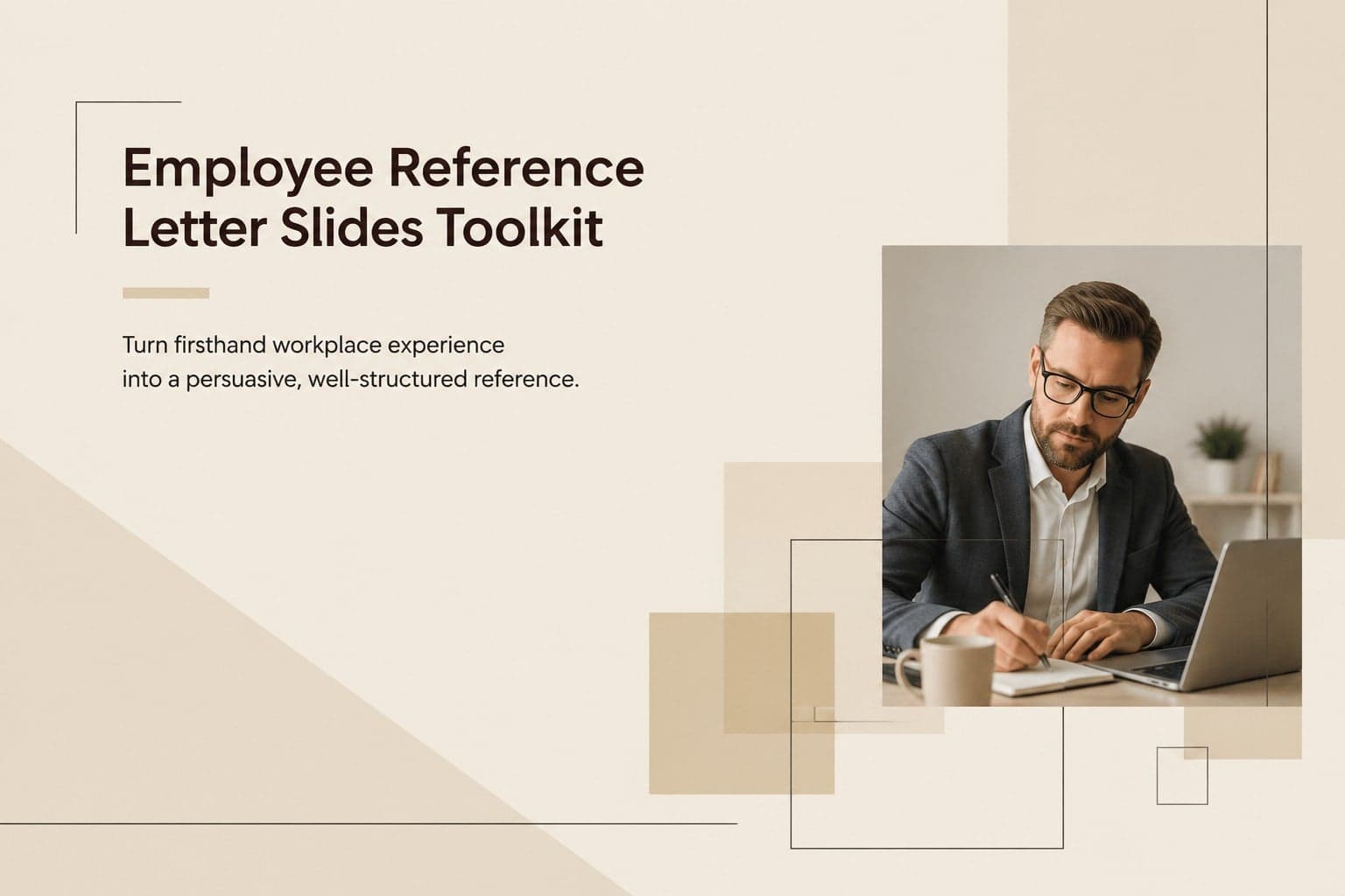Employee Reference Letter Slides Toolkit preview
