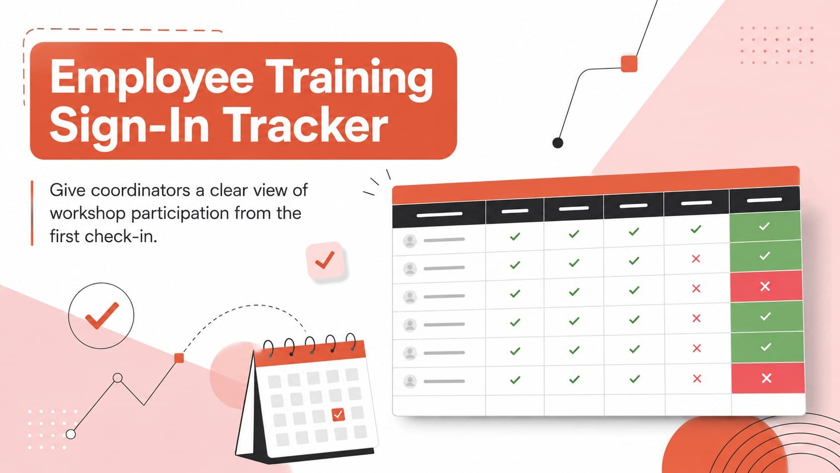 Employee Training Sign-In Tracker preview