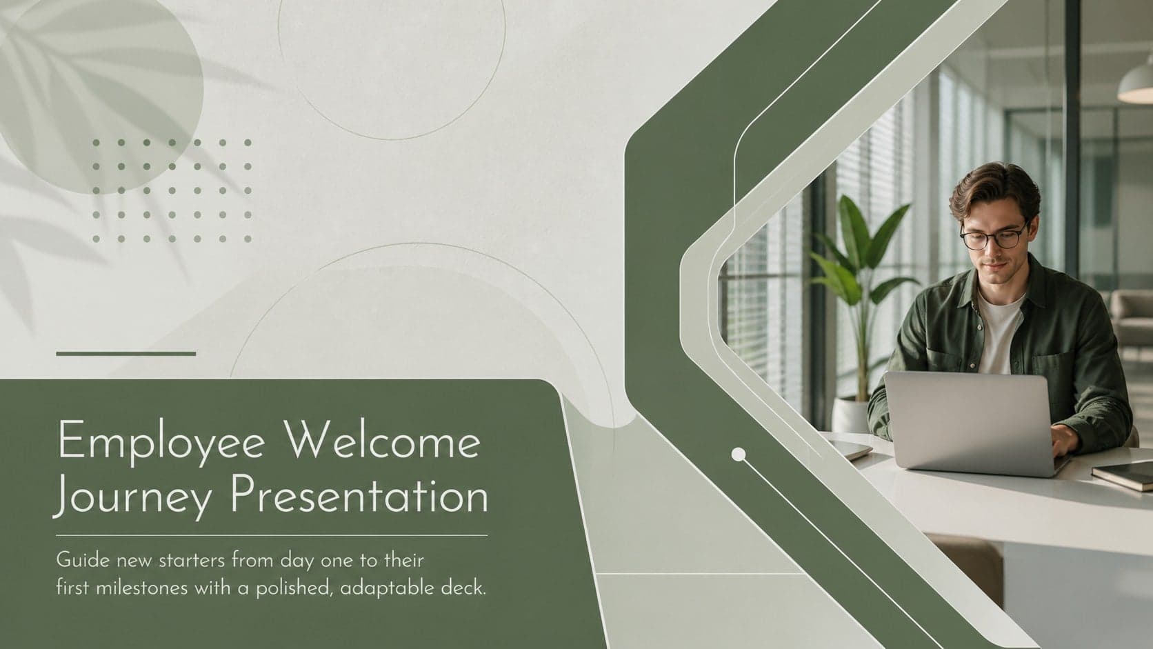Employee Welcome Journey Presentation preview