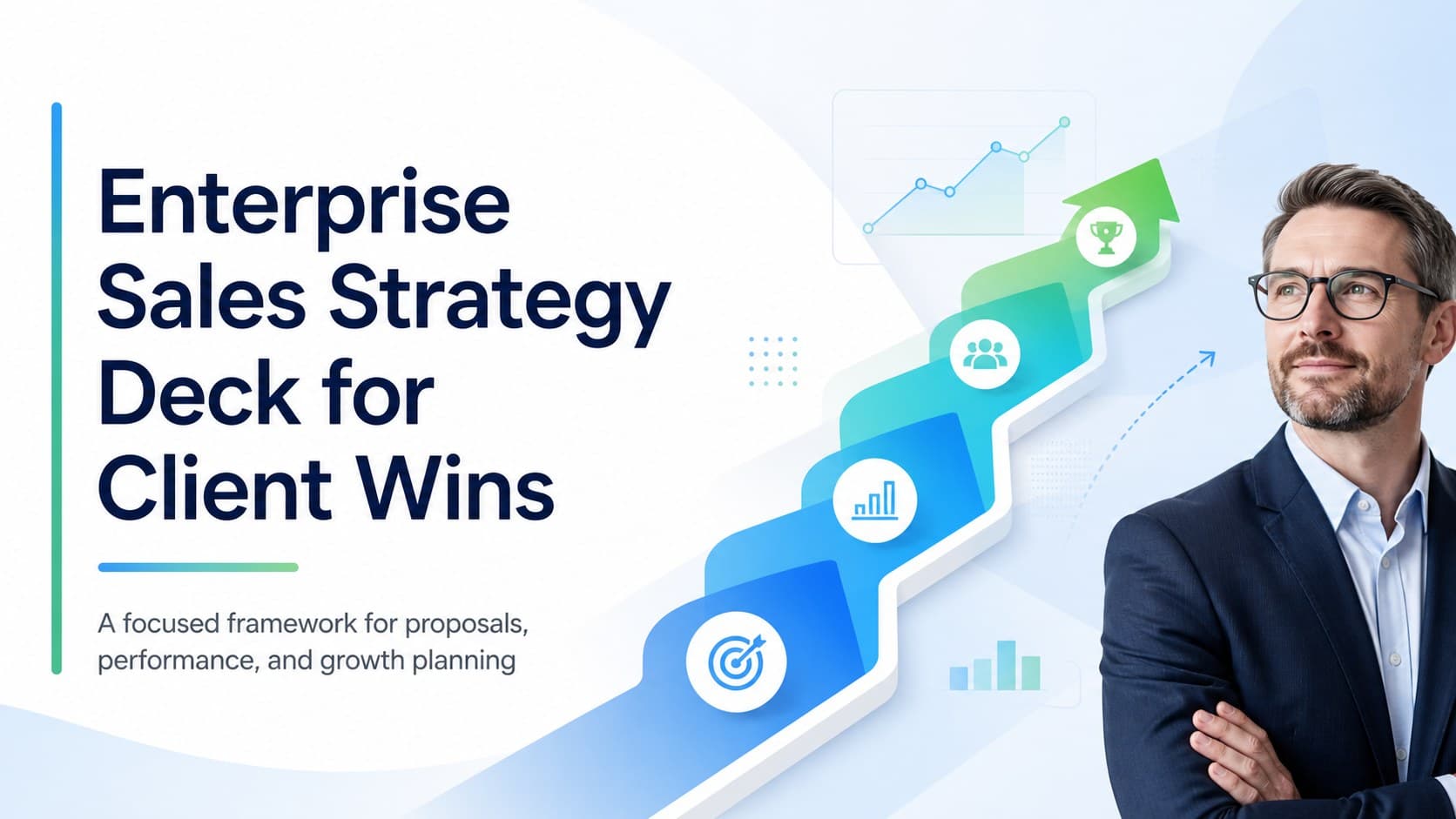 Enterprise Sales Strategy Deck for Client Wins preview