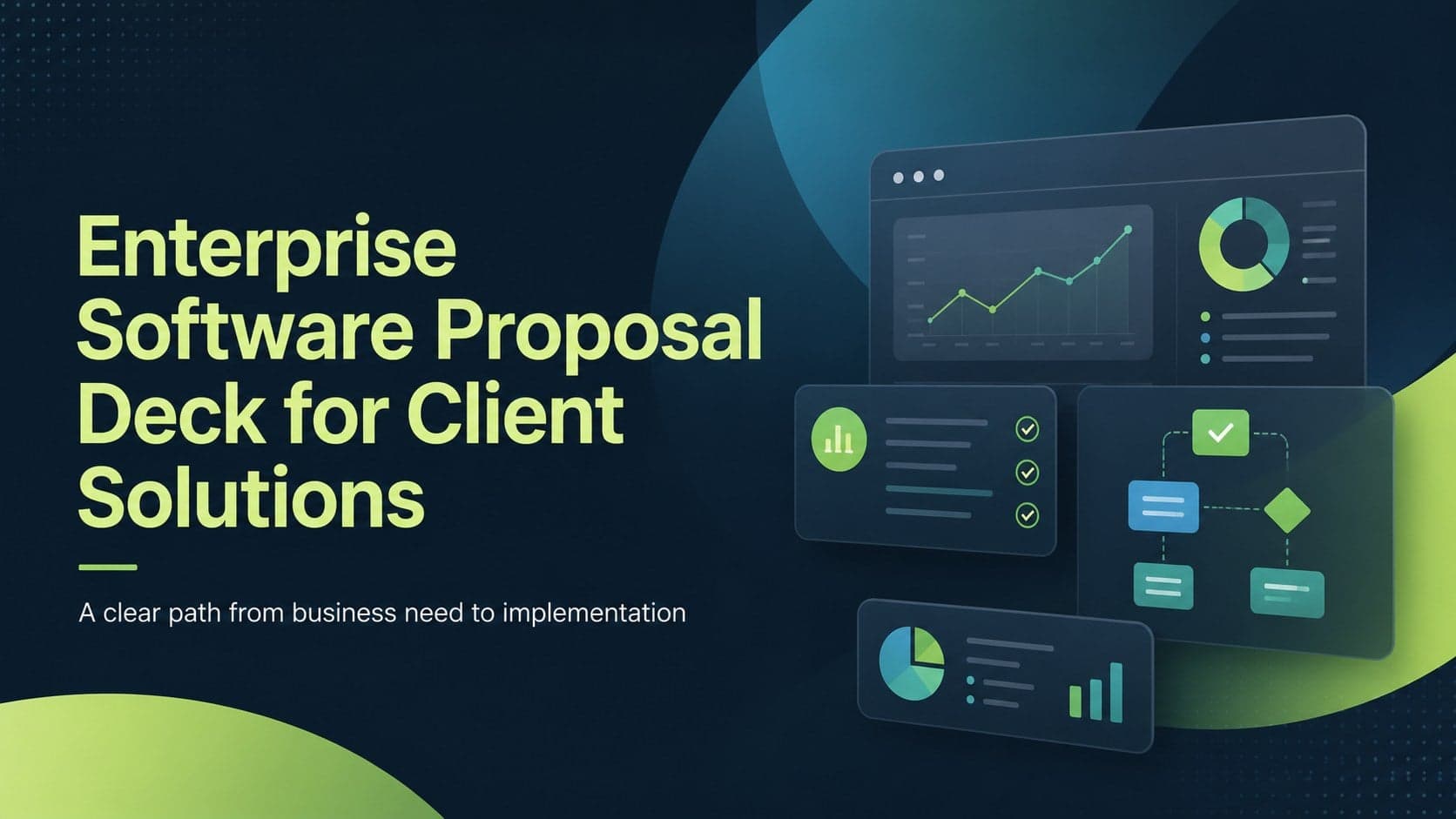 Enterprise Software Proposal Deck for Client Solutions preview