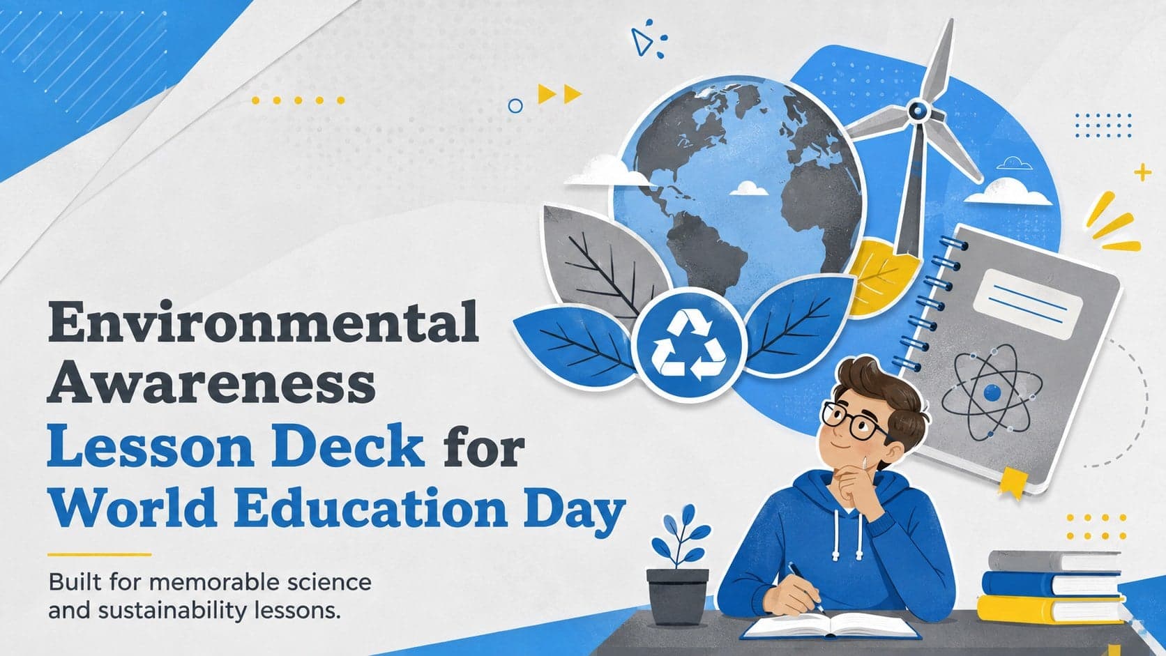 Environmental Awareness Lesson Deck for World Education Day preview