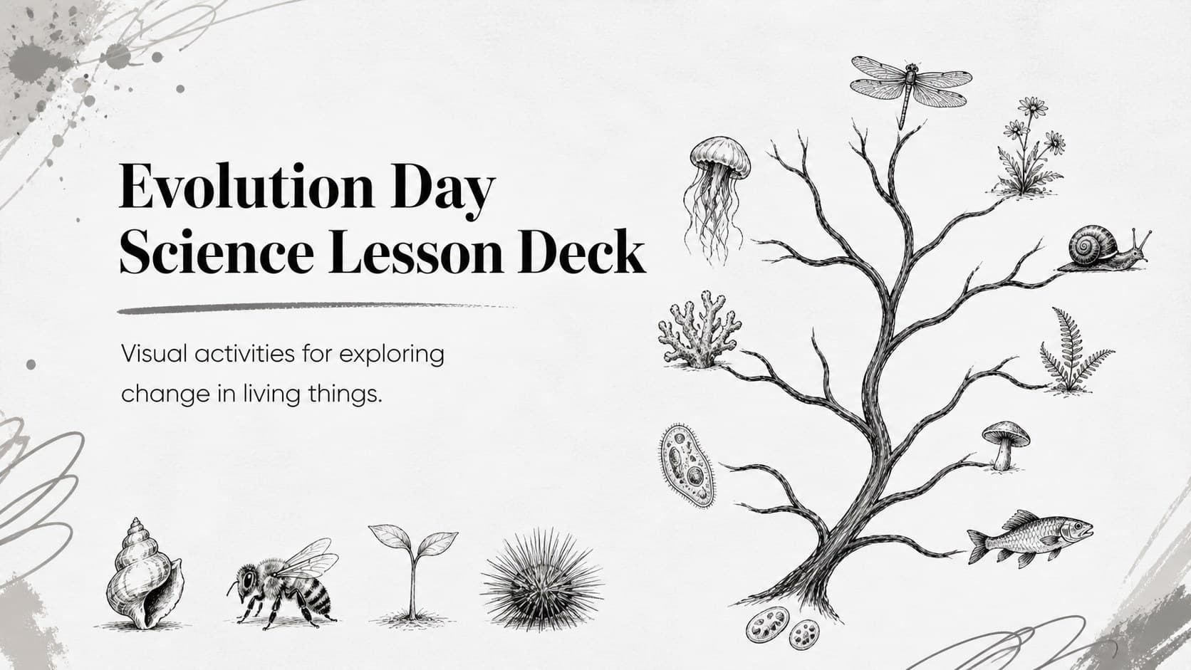 Evolution Day Science Lesson Deck preview