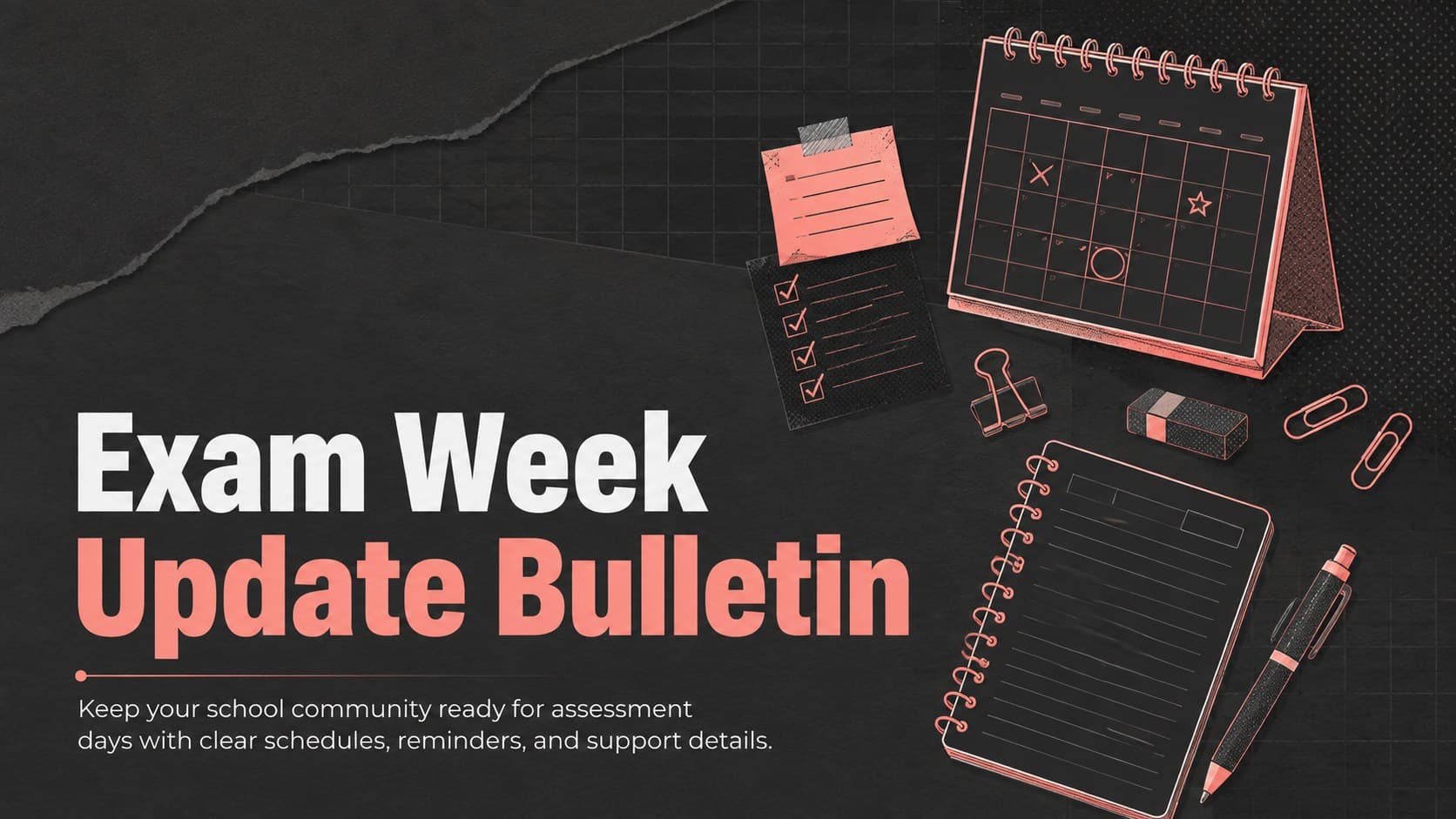 Exam Week Update Bulletin preview