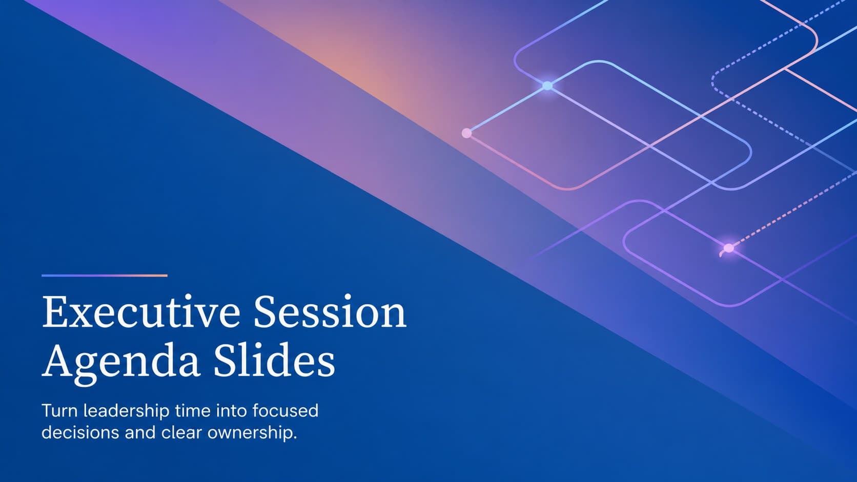 Executive Session Agenda Slides preview