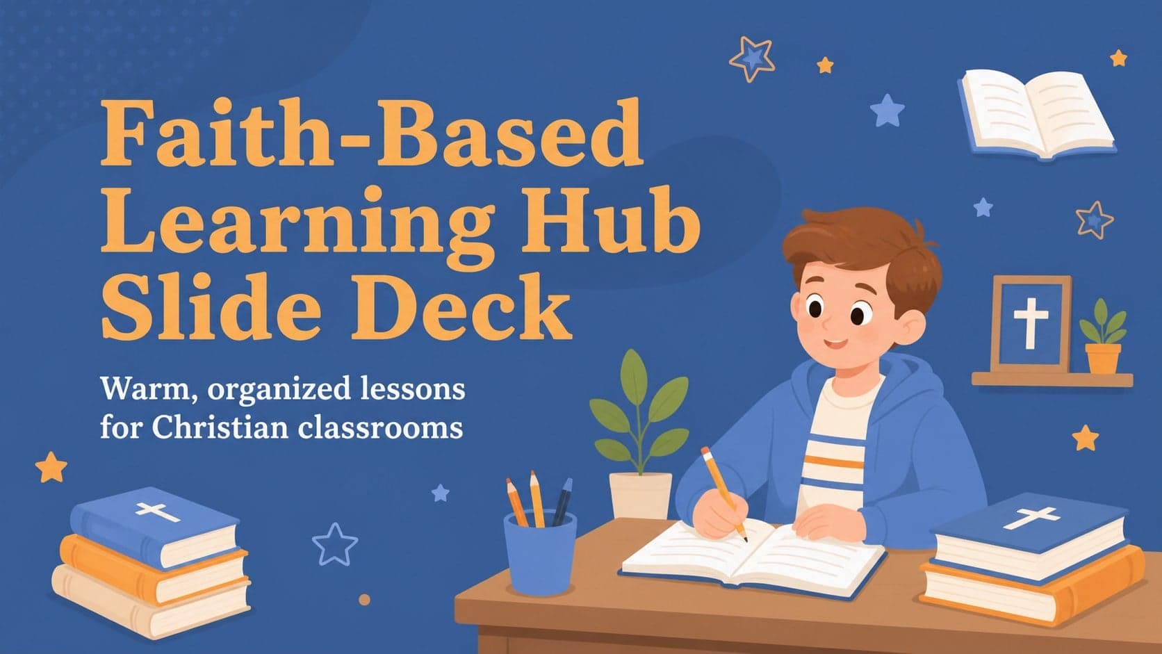 Faith-Based Learning Hub Slide Deck preview