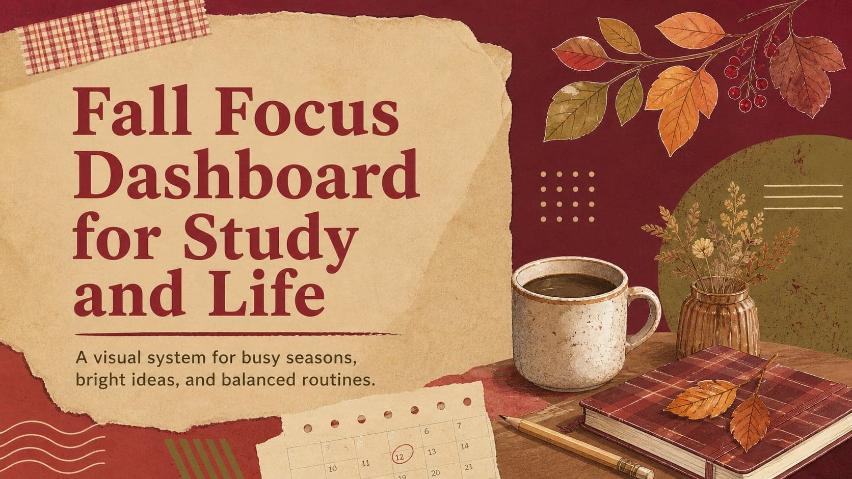 Fall Focus Dashboard for Study and Life preview