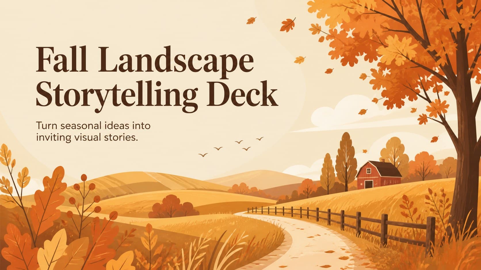 Fall Landscape Storytelling Deck preview