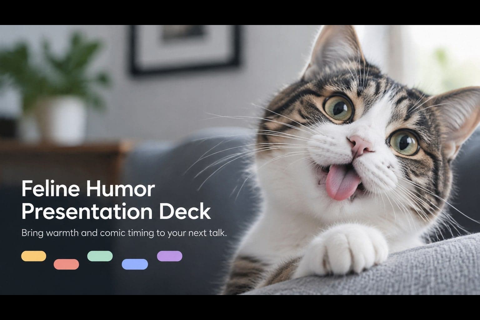 Feline Humor Presentation Deck preview