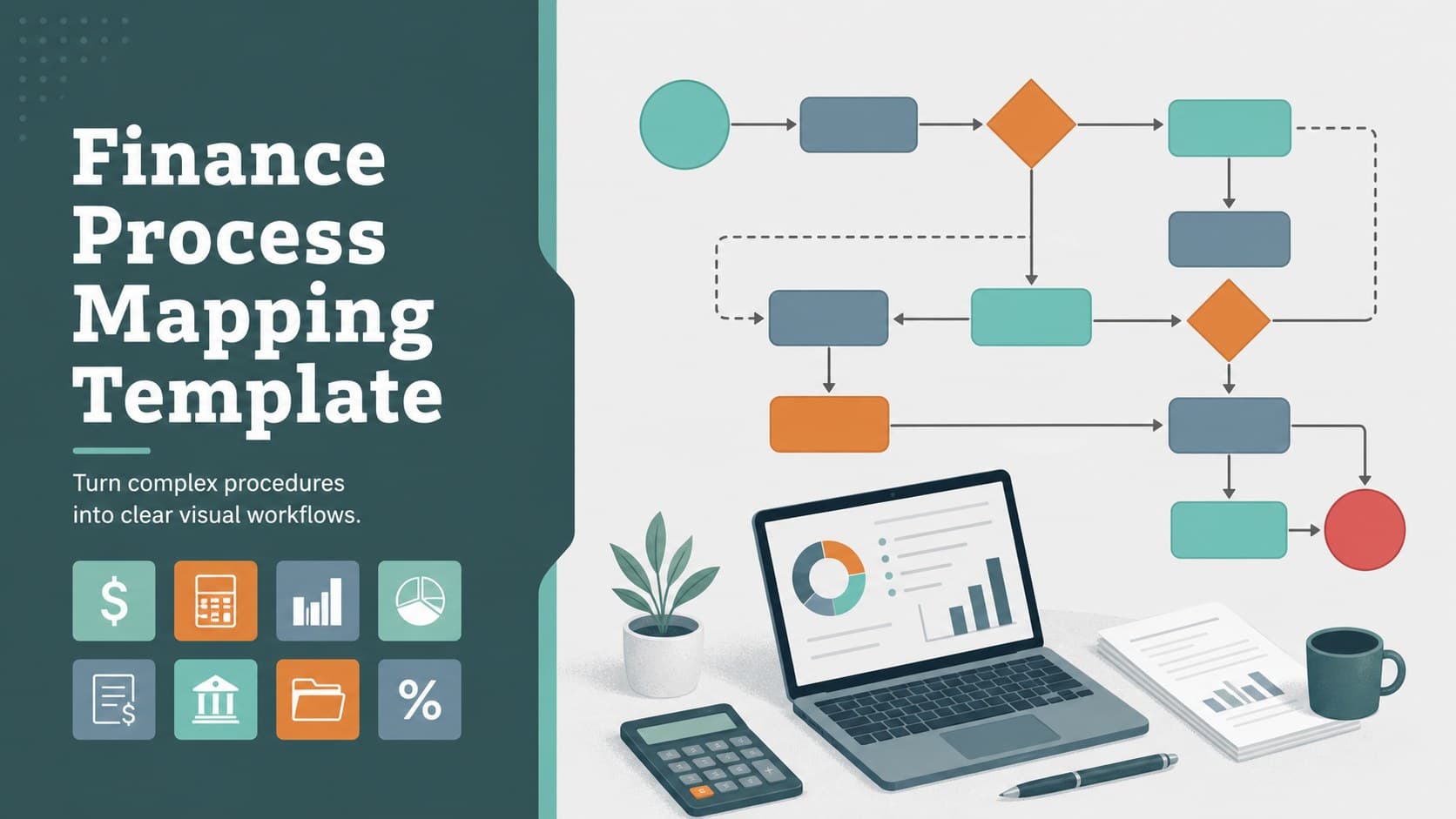 Finance Process Mapping Template preview