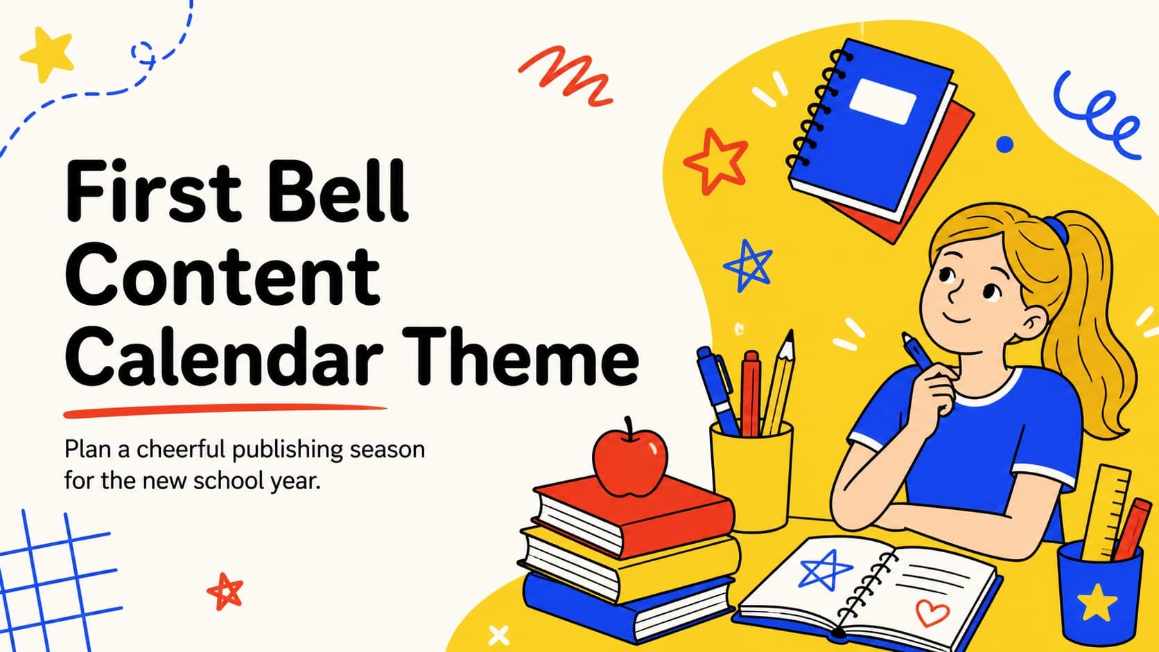 First Bell Content Calendar Theme preview