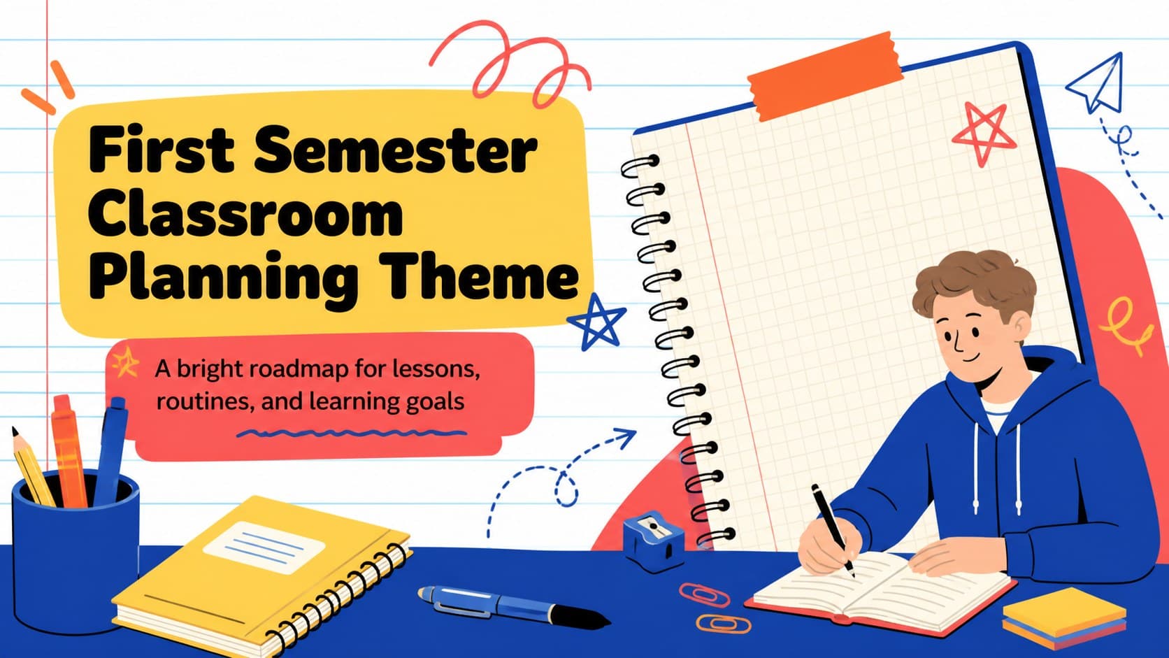 First Semester Classroom Planning Theme preview