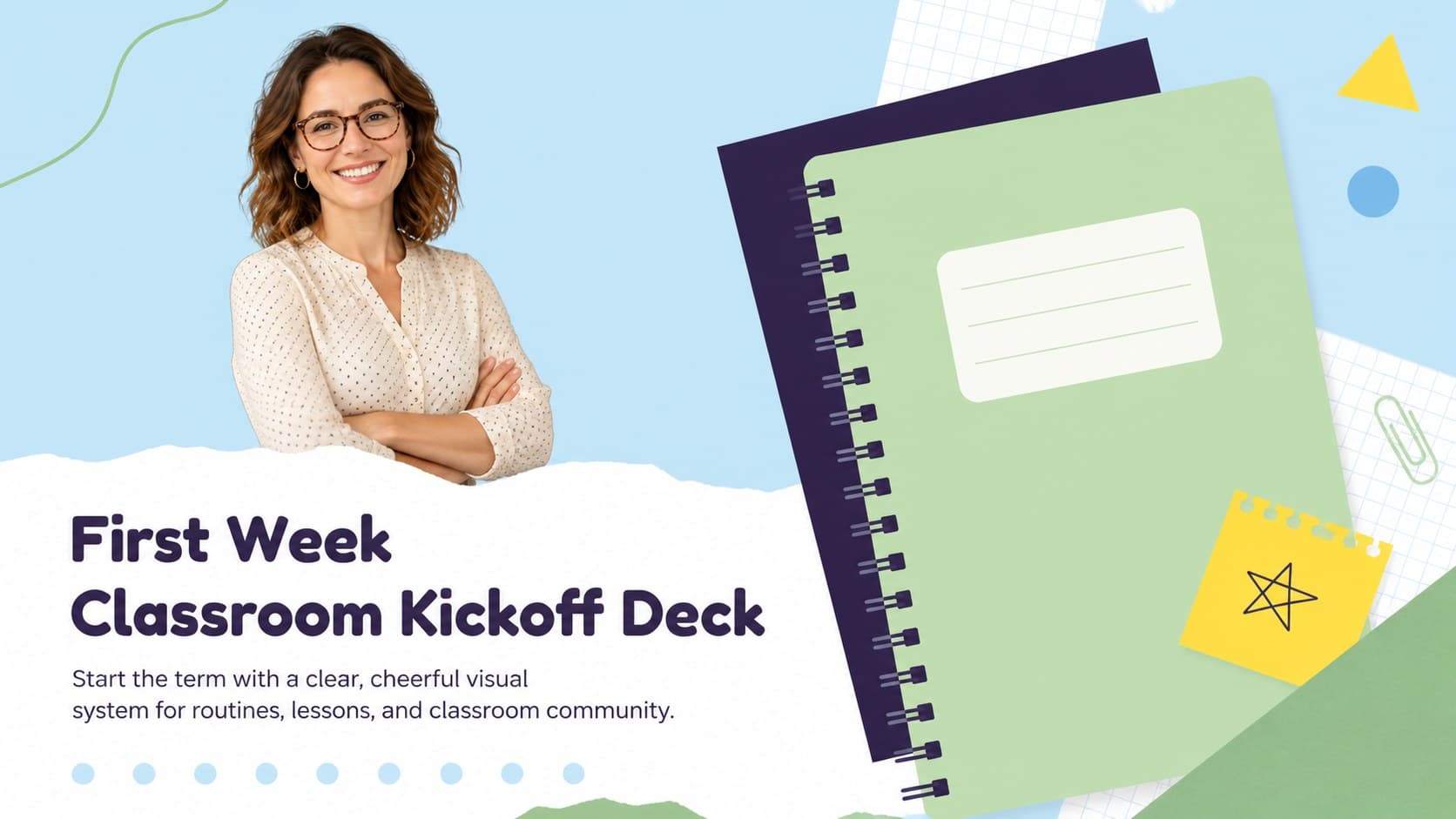 First Week Classroom Kickoff Deck preview
