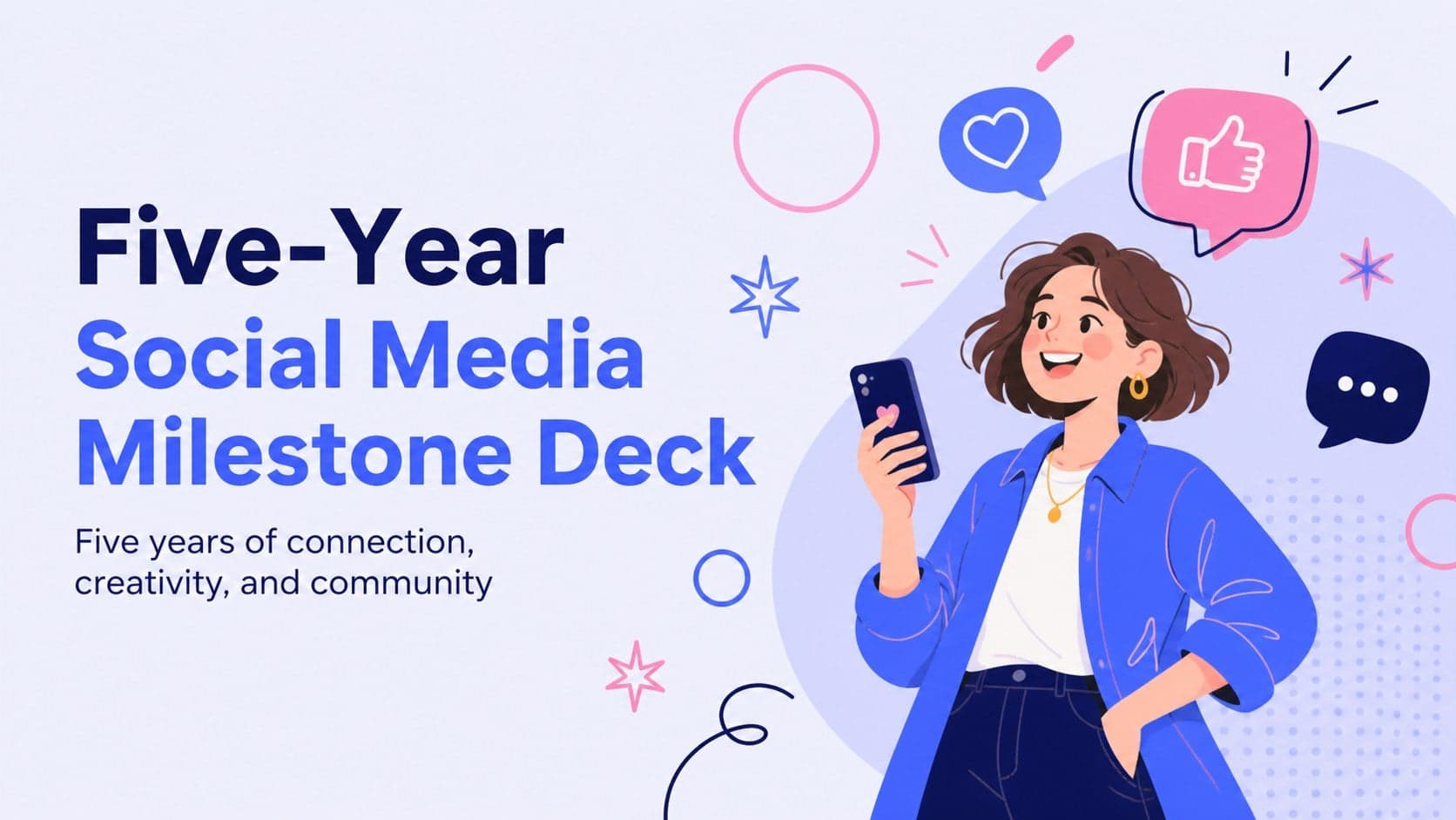 Five-Year Social Media Milestone Deck preview