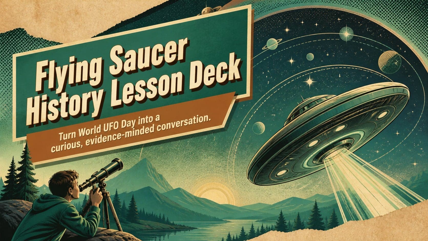 Flying Saucer History Lesson Deck preview