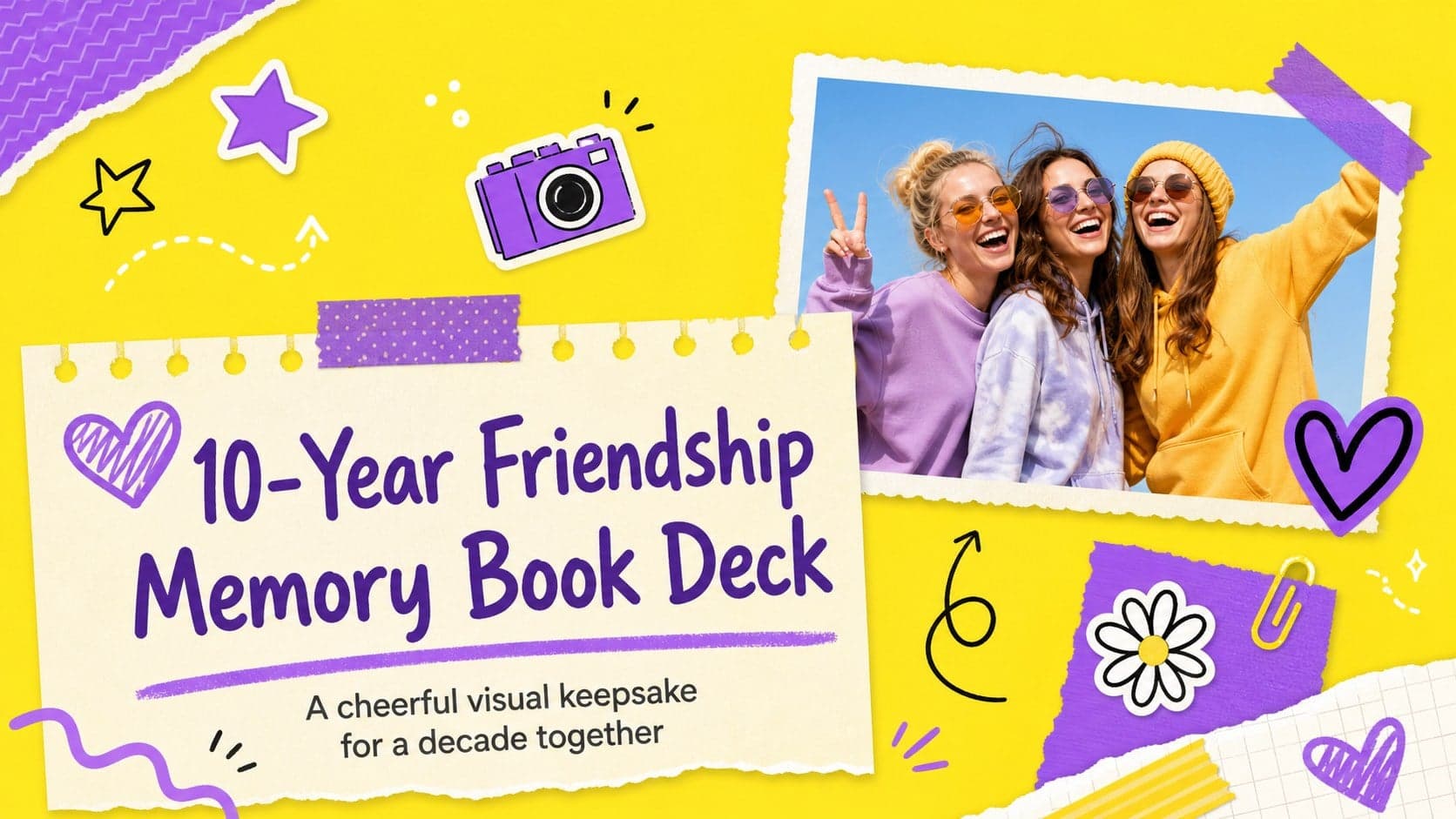 10-Year Friendship Memory Book Deck preview