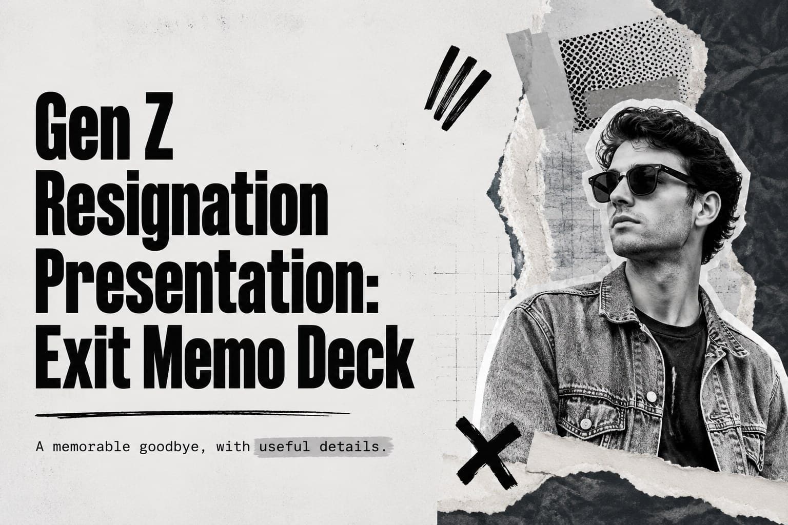 Gen Z Resignation Presentation: Exit Memo Deck preview