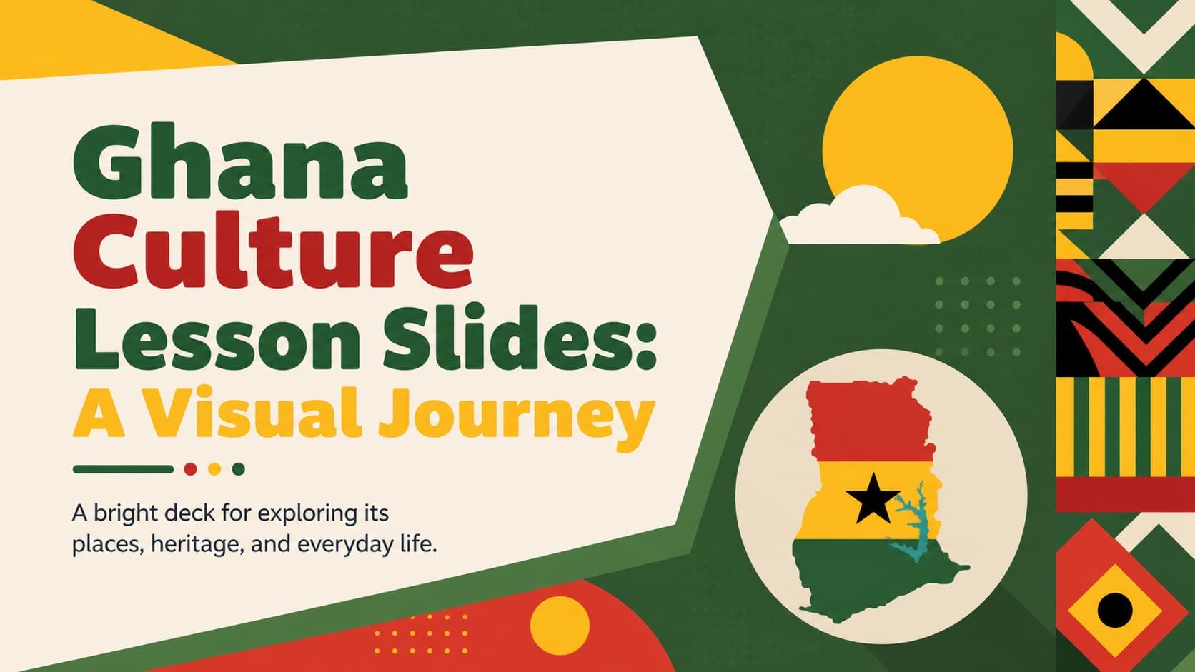 Ghana Culture Lesson Slides: A Visual Journey preview