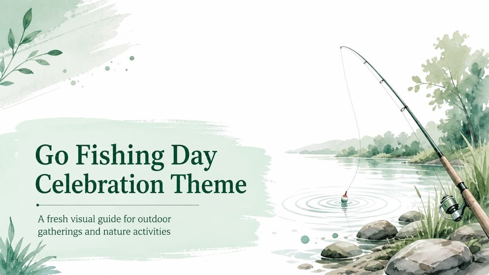 Go Fishing Day Celebration Theme preview
