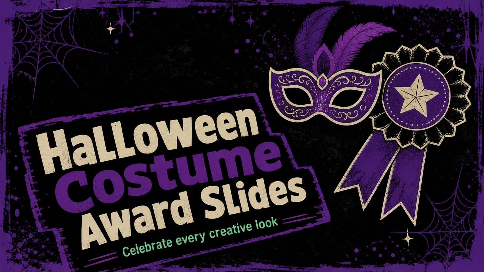Halloween Costume Award Slides preview