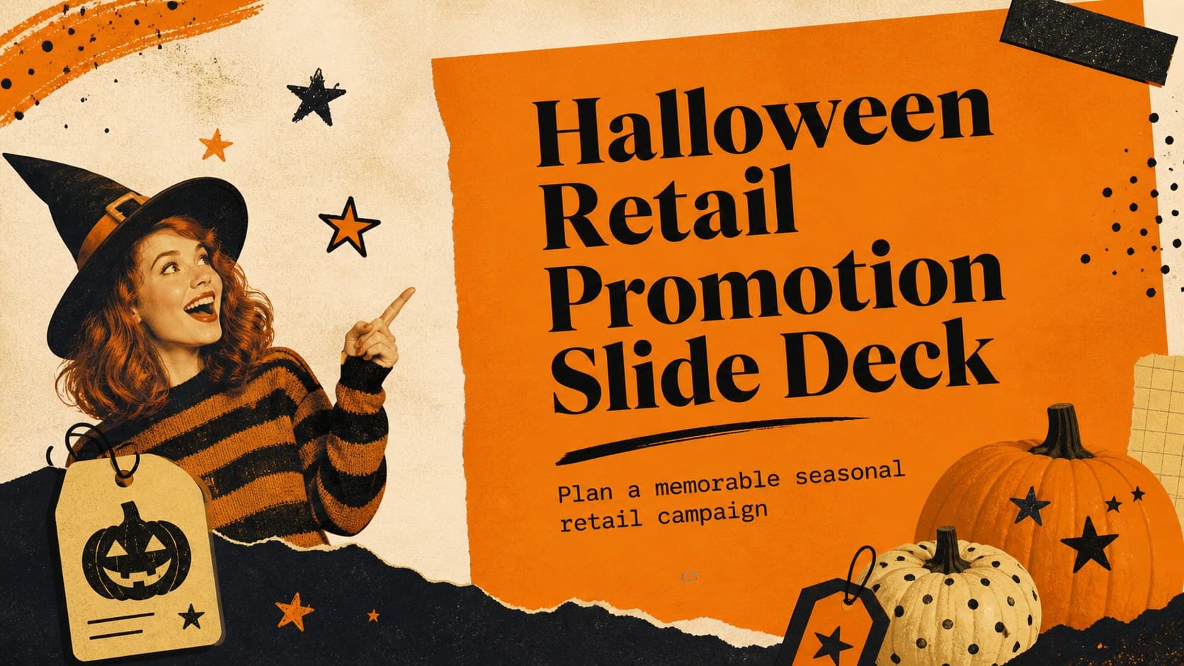 Halloween Retail Promotion Slide Deck preview