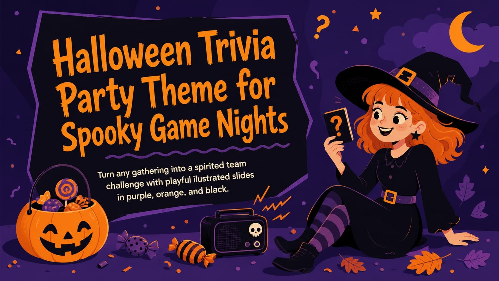 Halloween Trivia Party Theme for Spooky Game Nights preview