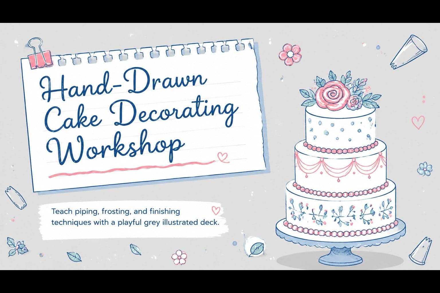 Hand-Drawn Cake Decorating Workshop preview