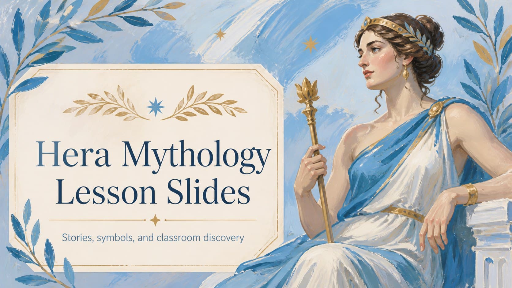 Hera Mythology Lesson Slides preview