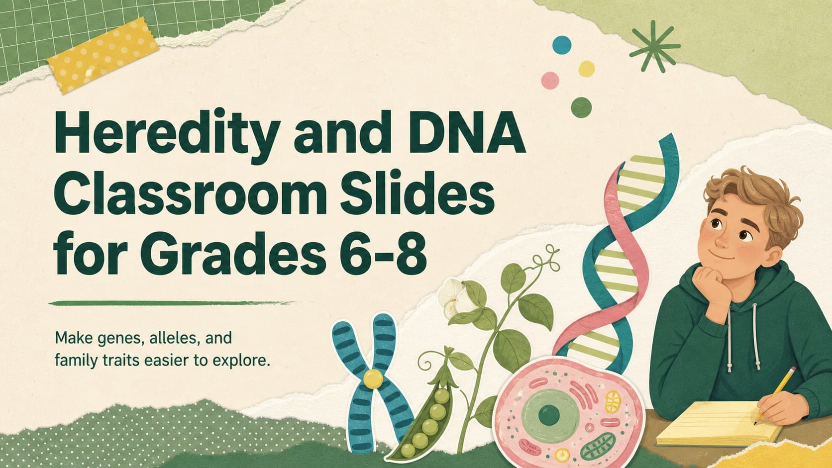 Heredity and DNA Classroom Slides for Grades 6-8 preview