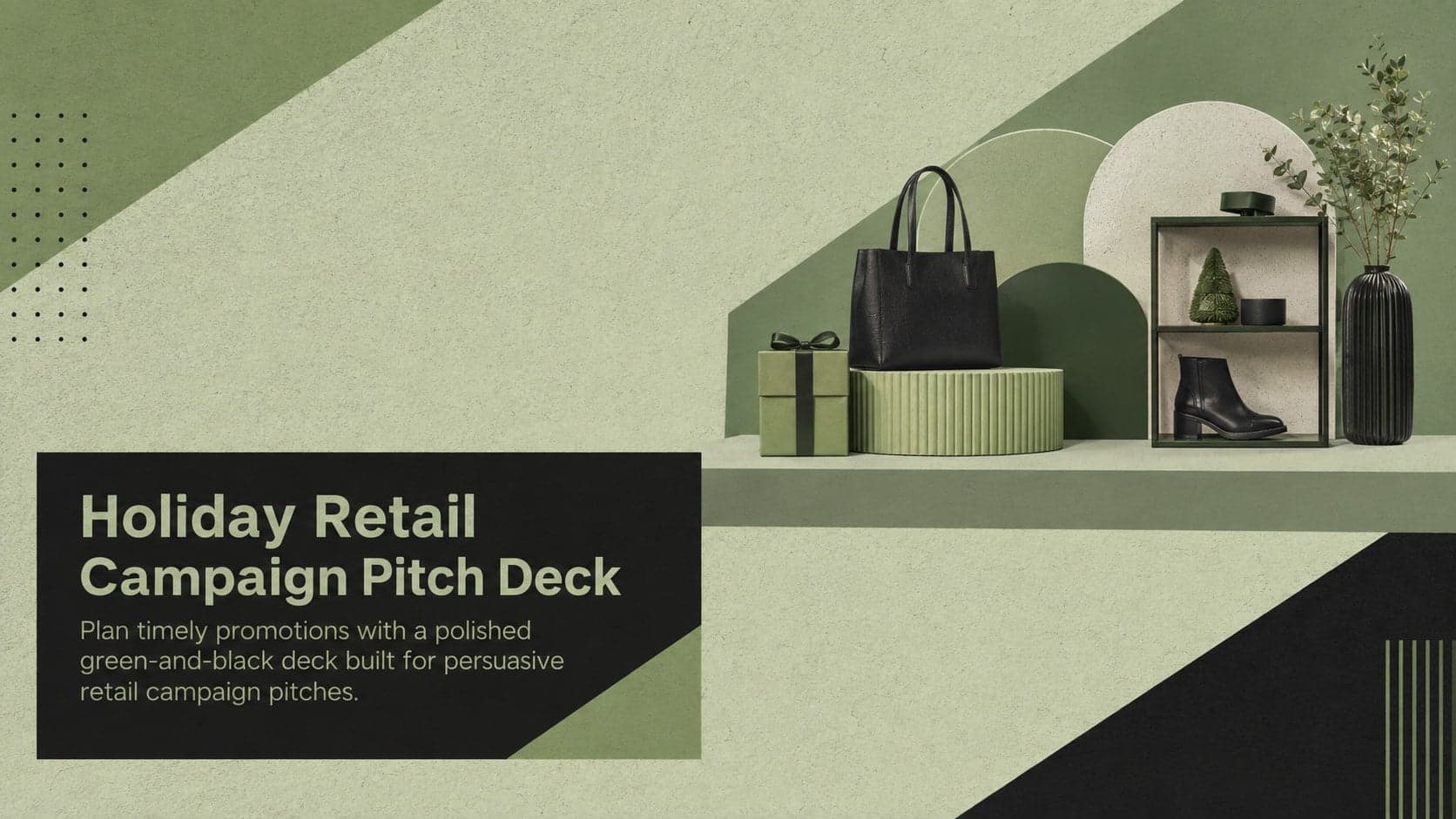 Holiday Retail Campaign Pitch Deck preview
