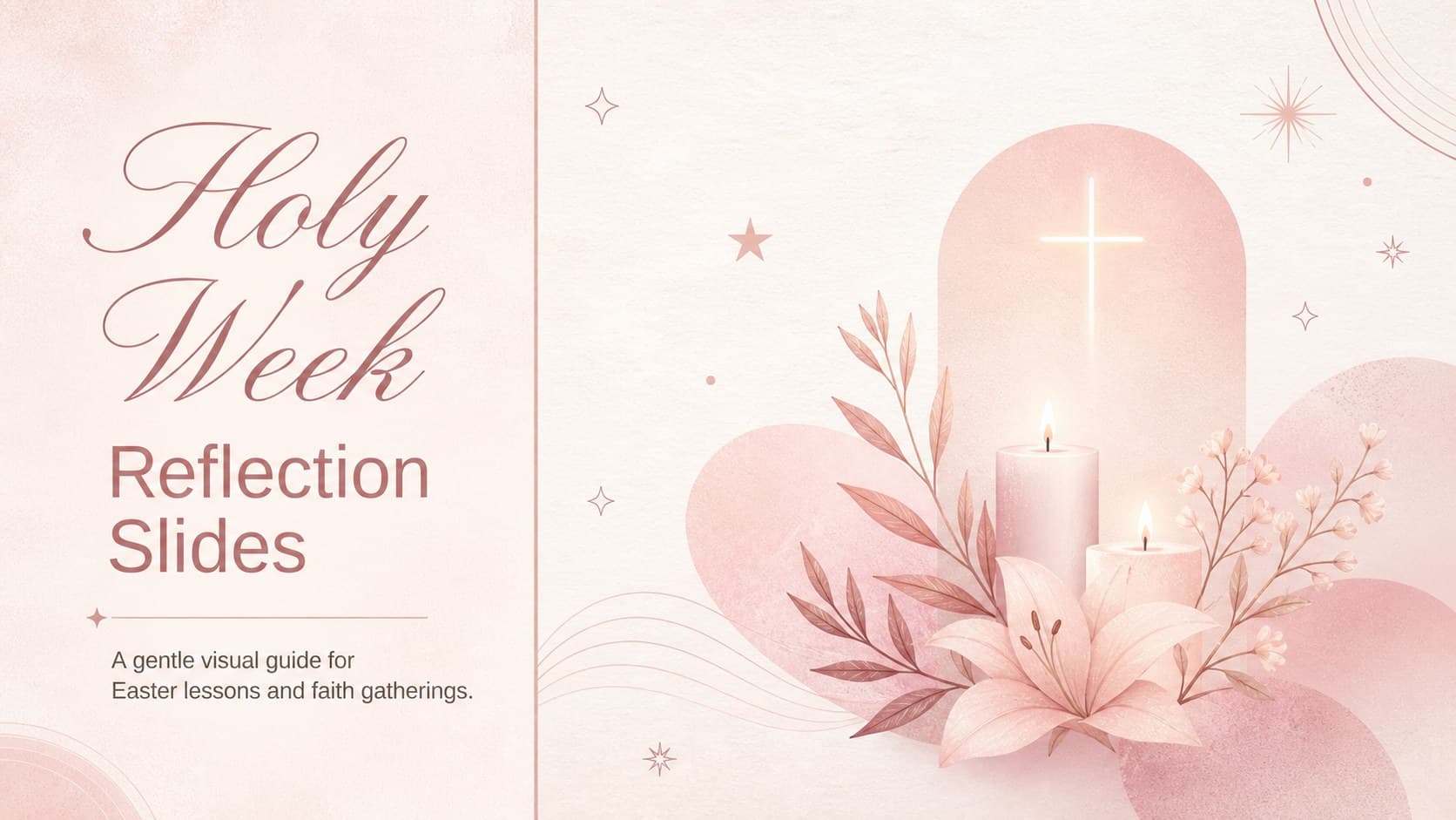 Holy Week Reflection Slides preview