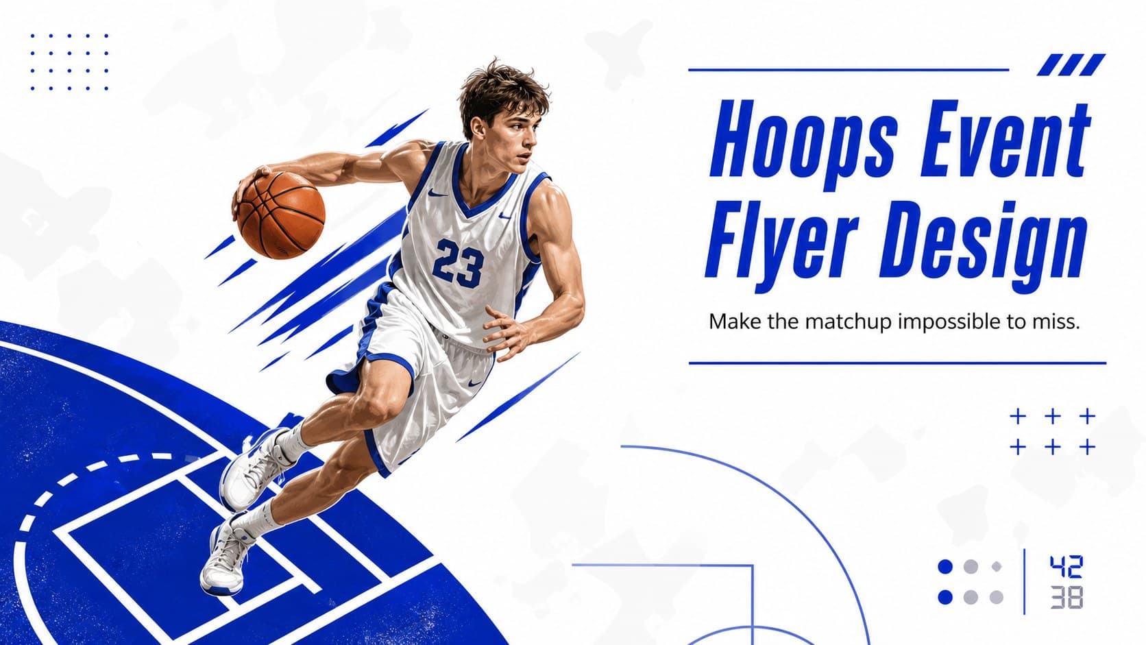 Hoops Event Flyer Design preview