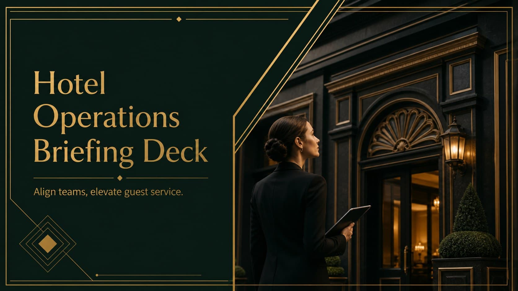 Hotel Operations Briefing Deck preview
