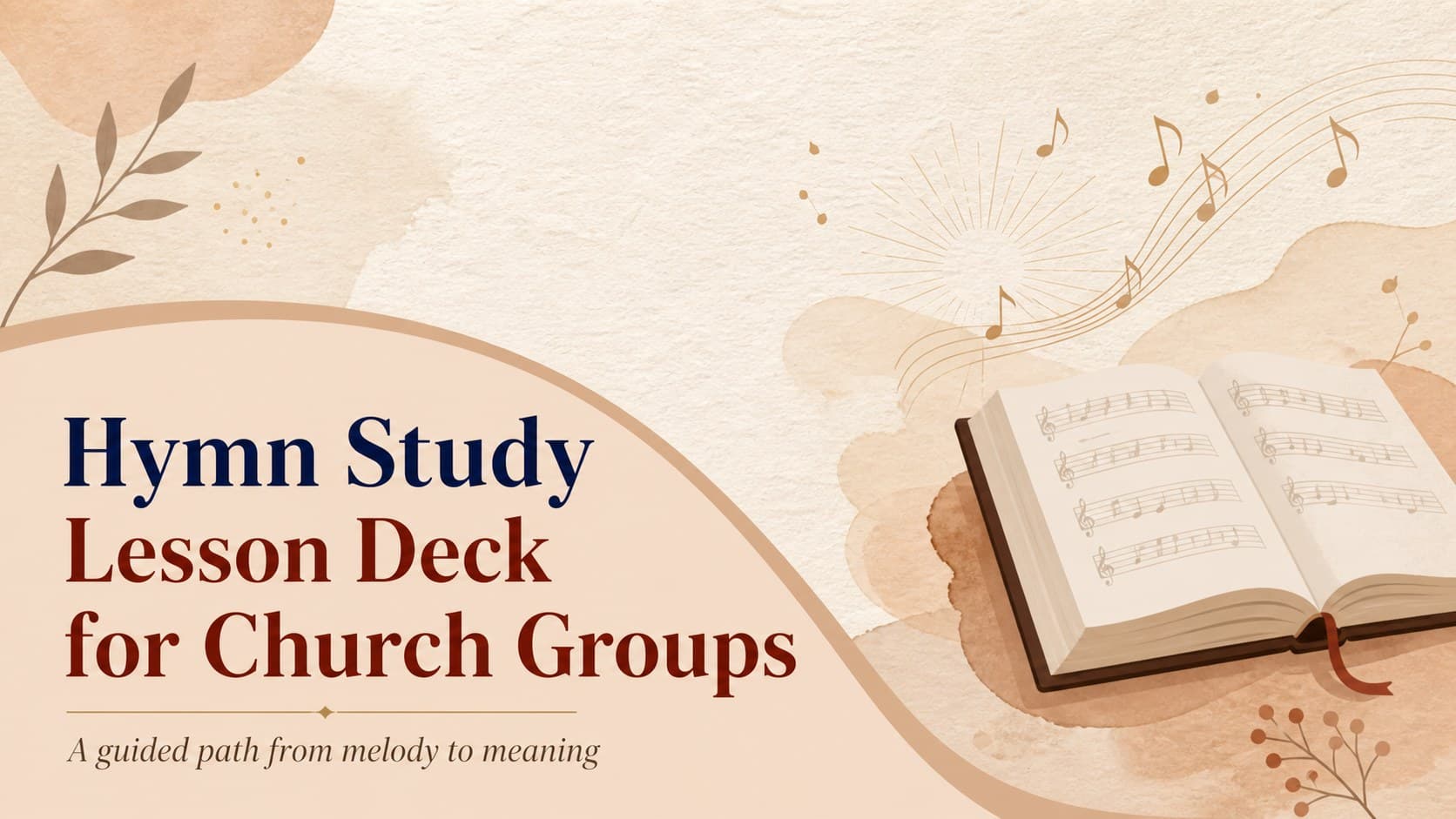 Hymn Study Lesson Deck for Church Groups preview
